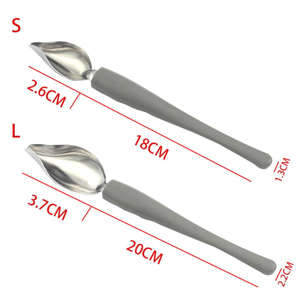 Creative Deco Gastronomy Spoon Design Sauce Dressing Plate Dessert
