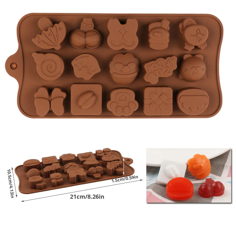 Chocolate Silicon Food Grade Baking Candy Molds