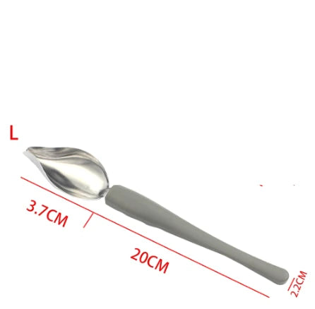 Creative Deco Gastronomy Spoon Design Sauce Dressing Plate Dessert