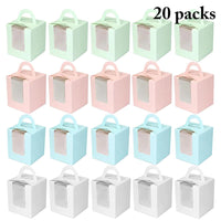 Thumbnail for Cute Mini Cupcake Box With Window