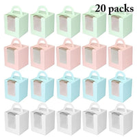 Thumbnail for Cute Mini Cupcake Box With Window