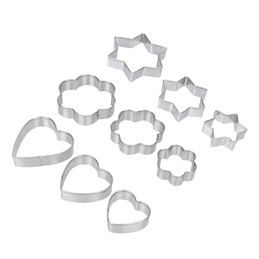 Star Heart Flower Cookie Cutters