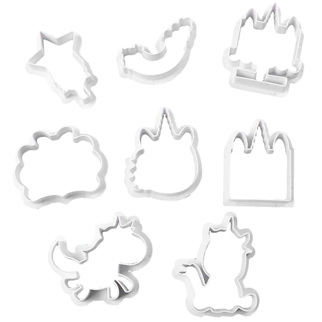 8pc Unicorn Cookie Cutters