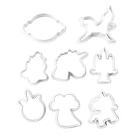 8pc Unicorn Cookie Cutters