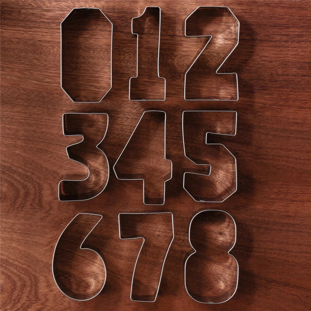0-9 Numbers Cookie Cutters