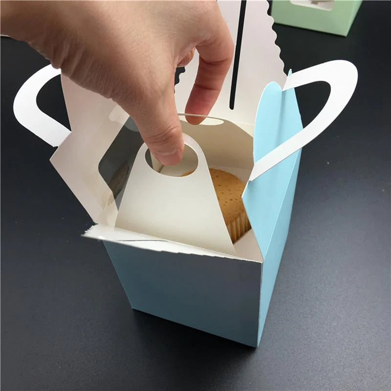 Cute Mini Cupcake Box With Window