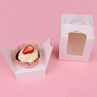 Cute Mini Cupcake Box With Window