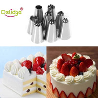 8 pcs/set Large Size Cake Nozzles