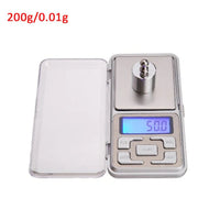 Mini Pocket Digital Scale 100/200/300/500g 0.01/0.1g, High Accuracy, Backlight