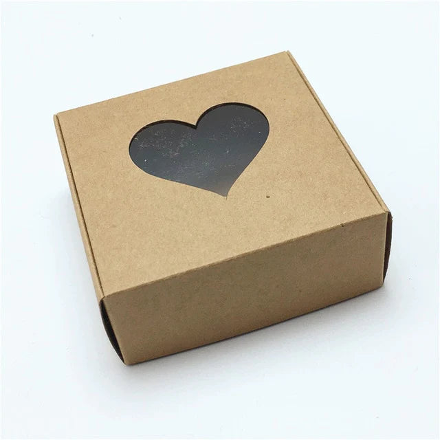 24 Pcs PVC Window Gift Packaging Box