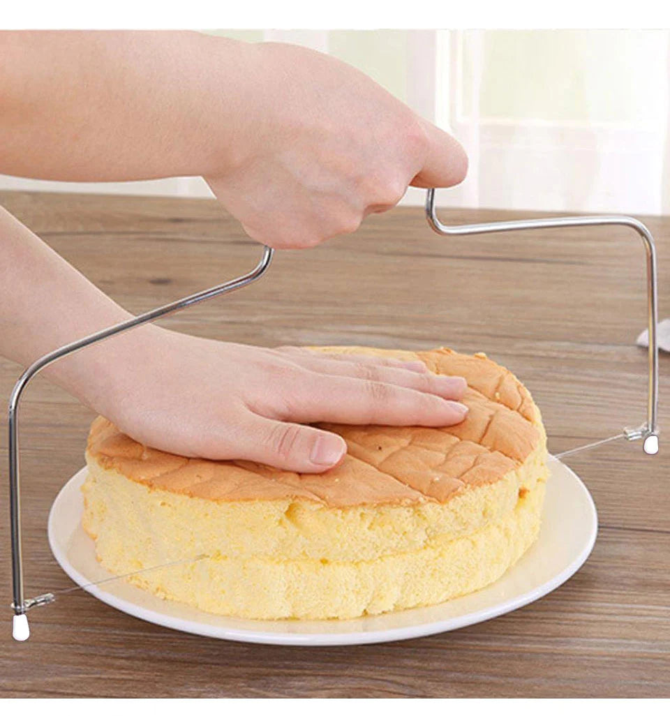Double Line Adjustable Metal Cake Cutter