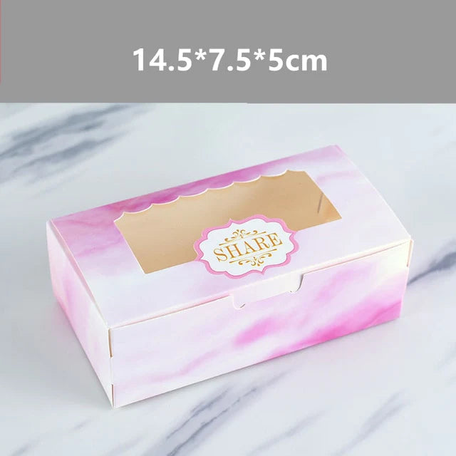 5pcs Paper Boxes With Window