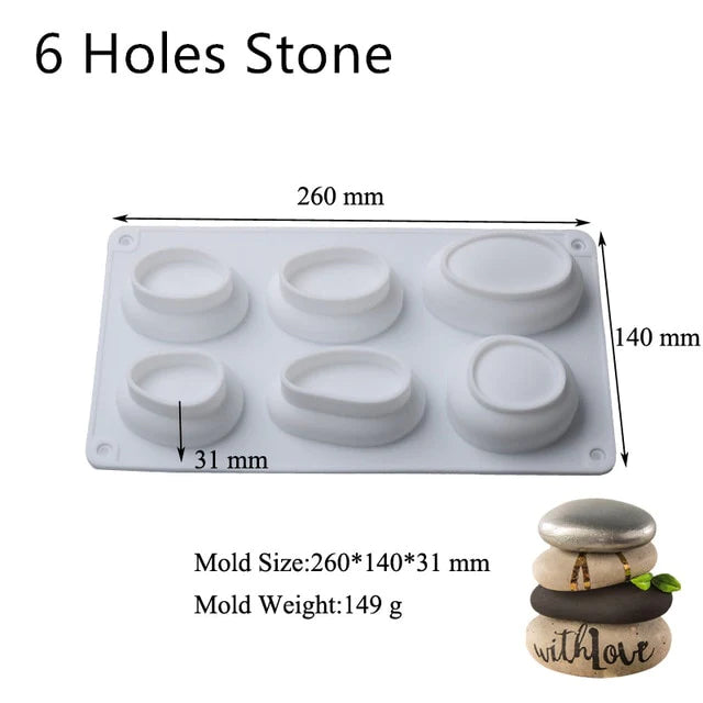 Multiple Shapes Silicone Cake Decorating Mold