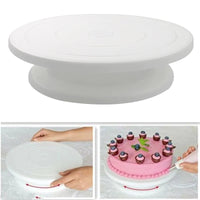 Thumbnail for 10 Inch Cake Rotating Anti-skid Round Cake Turntable Stand
