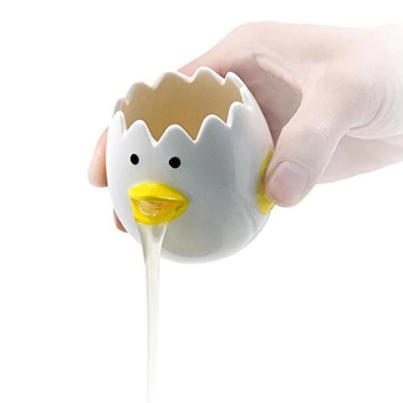 Cute Ceramic Egg White Separator