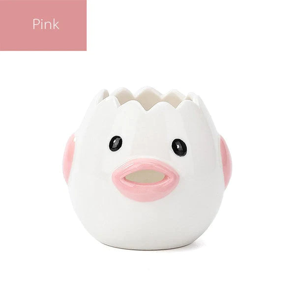 Cute Ceramic Egg White Separator