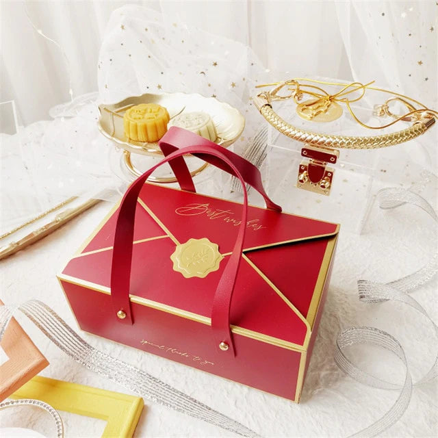 10pcs/lot Leather Rope Gift Box