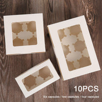 Thumbnail for Clear Windowed Cupcake Boxes with Removable Tray