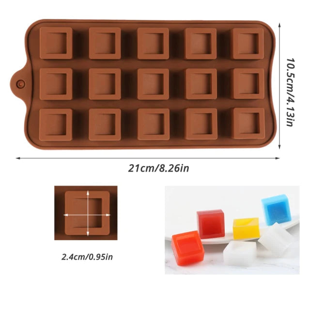 High Quality Chocolate Silicone Molds 3D Shapes