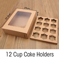 Thumbnail for 5 pcs Cupcake Box With Window, 32.5x25x9cm
