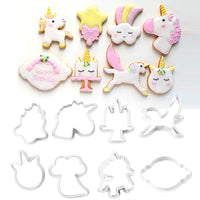 Thumbnail for 8pc Unicorn Cookie Cutters