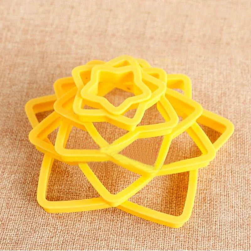 6 Pcs Christmas Tree Cookie Cutter