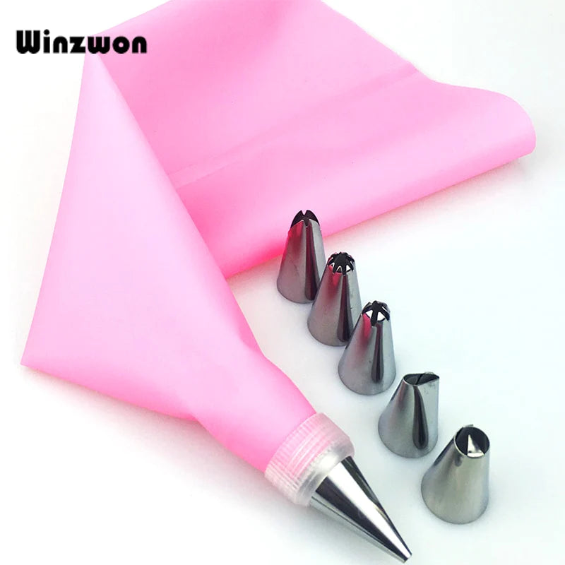 8Pcs Silicone Icing Piping Tips
