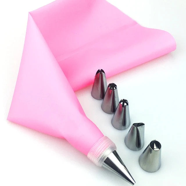 8Pcs Silicone Icing Piping Tips