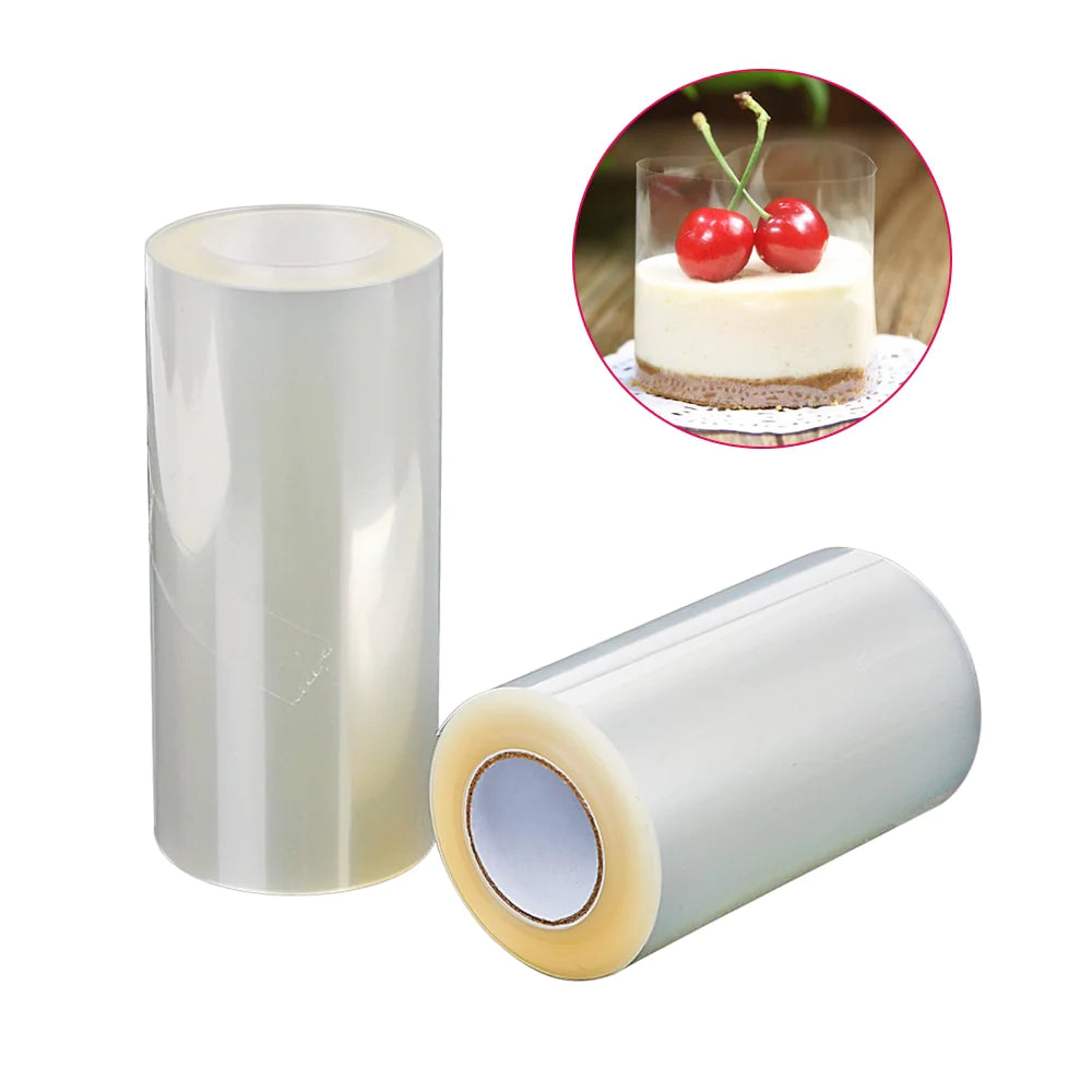 8cm / 10cm Transparent Clear Mousse Edge Wrapping