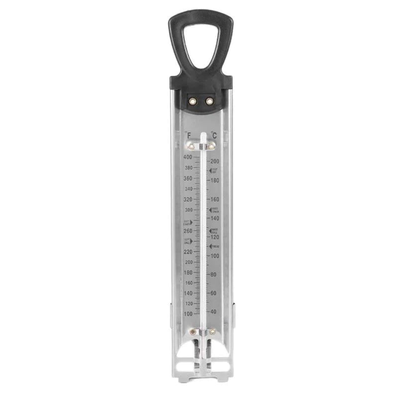 Dual Display Stainless Steel Kitchen Hanging Thermometer