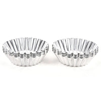 10Pcs Aluminum Tart Molds